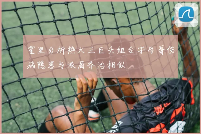 霍里分析热火三巨头组合字母哥伤病隐患与浓眉乔治相似