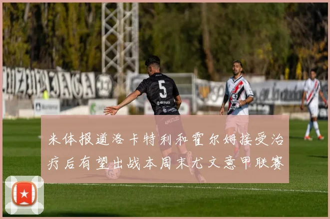 米体报道洛卡特利和霍尔姆接受治疗后有望出战本周末尤文意甲联赛